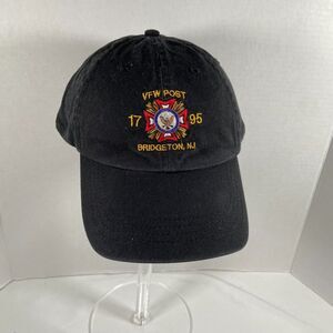 VFW Post 1795 Bridgeton NJ UltraClub Adjustable Baseball Cap Hat Black